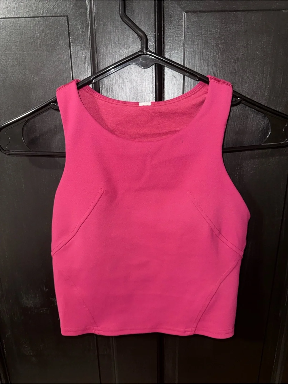 lululemon athletica Hot Pink Racerback Crop Tank